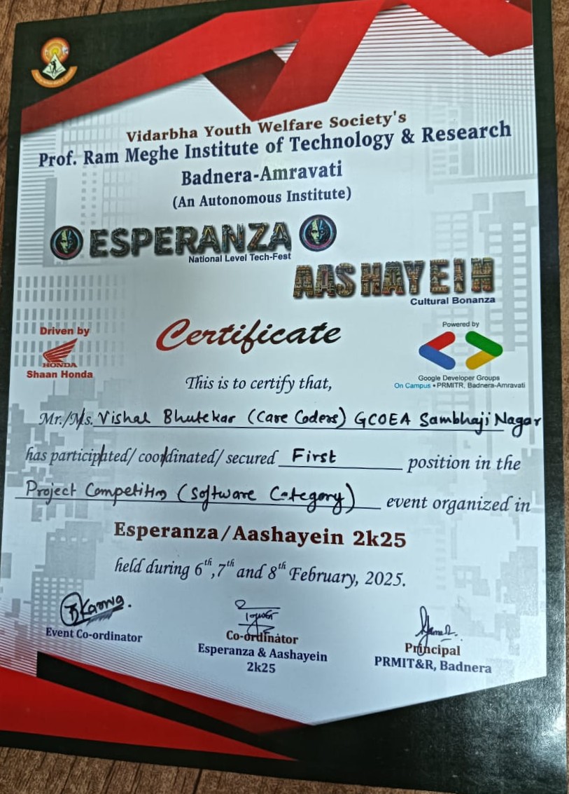 National Level Project Competition